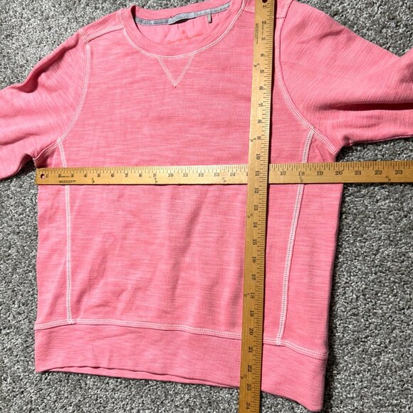 Tommy Bahama Women's Sz M Crewneck Pink Sweatshirt Tencel Lyocell Casual Wear - Picture 7 of 8